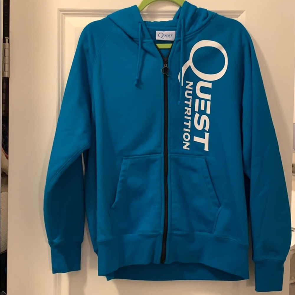 COPY - NEW Quest Nutrition Official Zip Up Hoodie- Medium